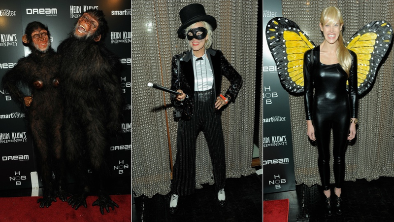 Illustration for article titled Guys & Ghouls Rocked Frighteningly Creative Costumes At Heidi Klum's Halloween Party